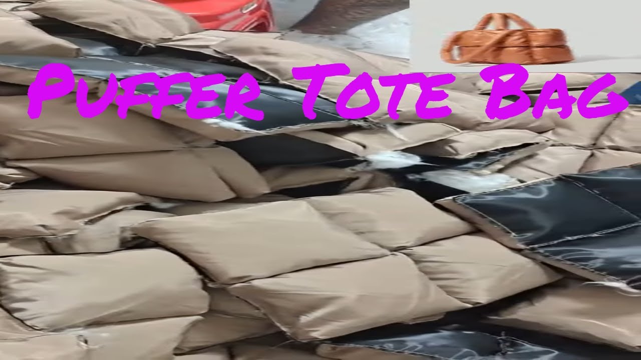 " Women's Puffer Tote Bags: Warm, Stylish, and Functional " Down Bag  Leather Tote Bag & Handbag