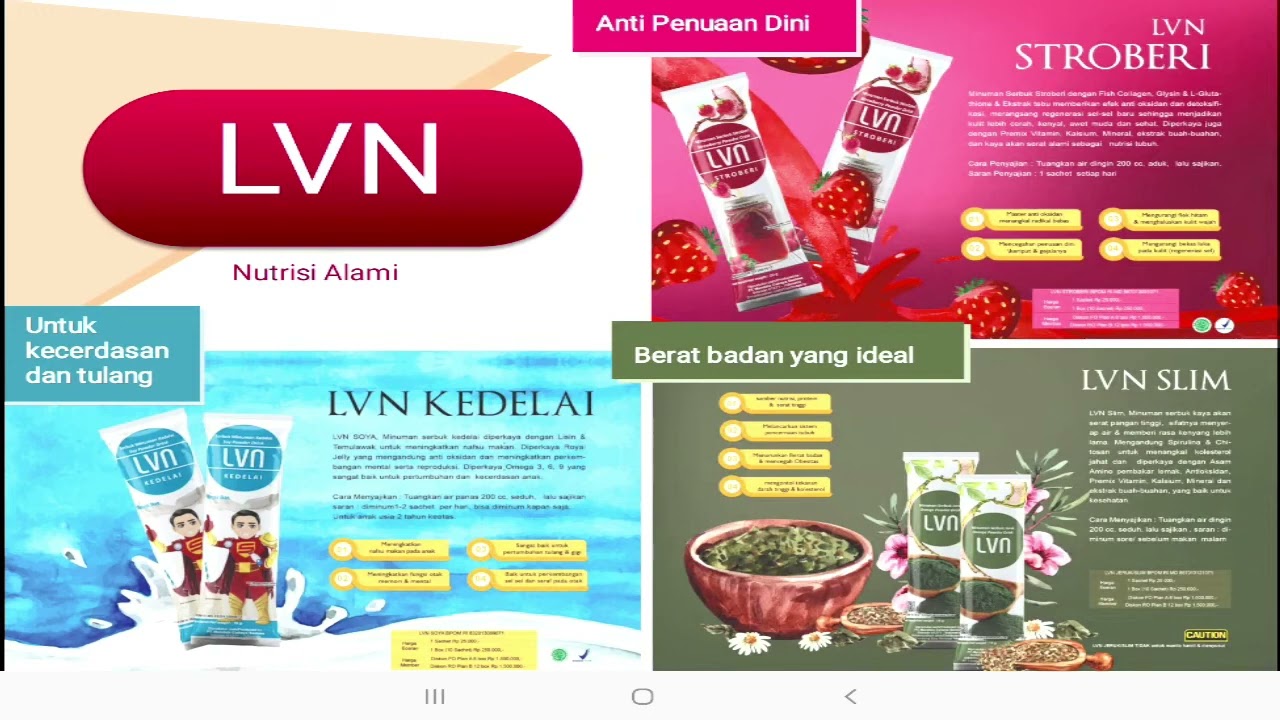 Daftar Nama dan Harga Produk-produk PT BEST
