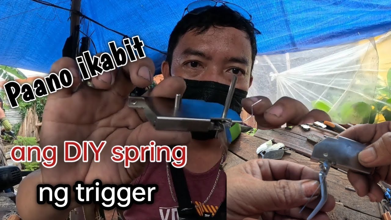 Paano ikabit ang DIY spring ng trigger.