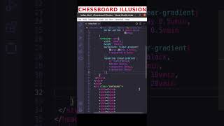Create Chessboard Illusion With HTML and CSS