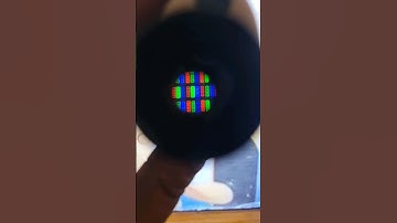 LED TV through a microscope!