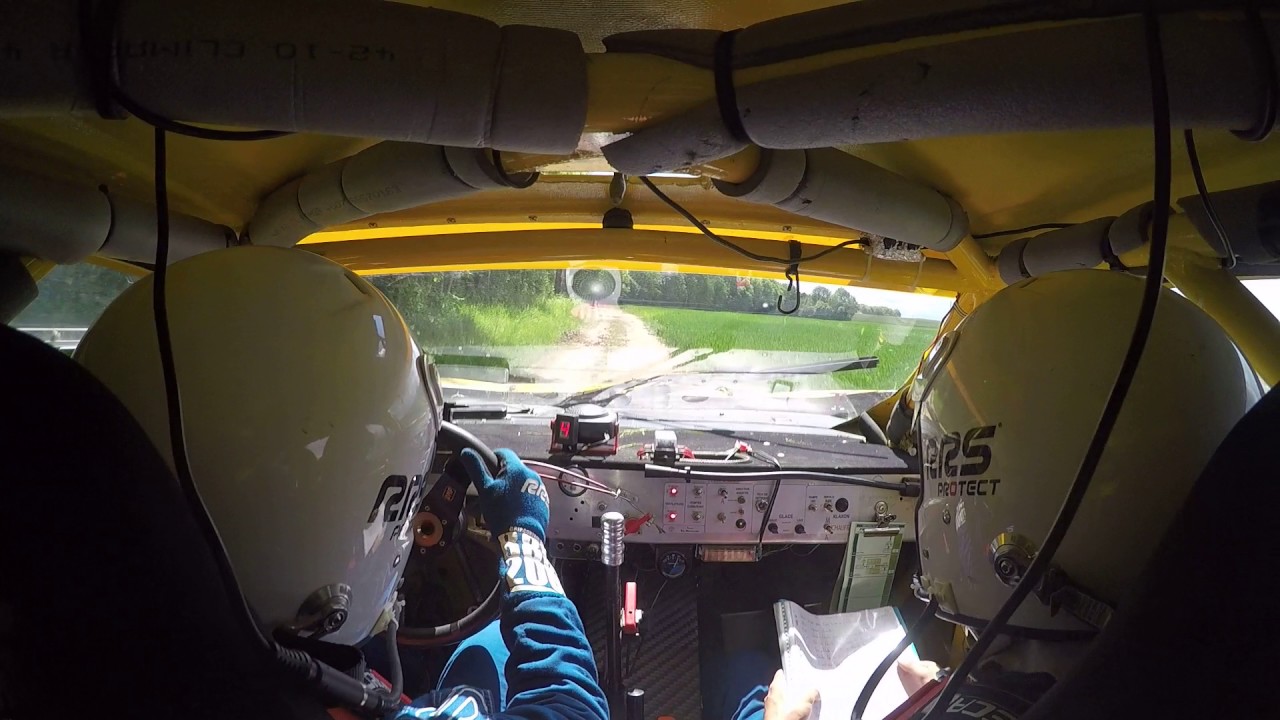 Rallye JDLF 2017 grosse sortie de route en caméra embarquée dans l'ES 3