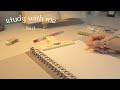 Study with me 1hour 勉強風景 1時間 (no music)