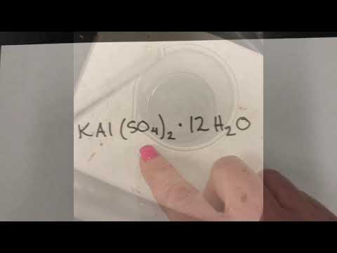 Synthesis Of Alum From Aluminum 