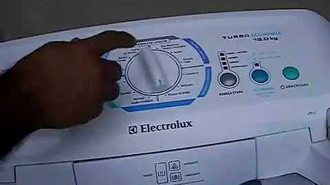 Como resetar máquina Electrolux lte12?