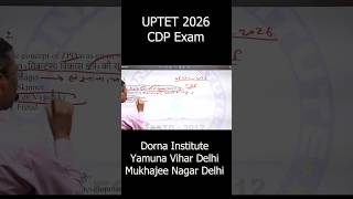 UPTET CDP 2026 Most Important Questions 💯  #education #uptet #cdp #tipsandtricks #exams #trending