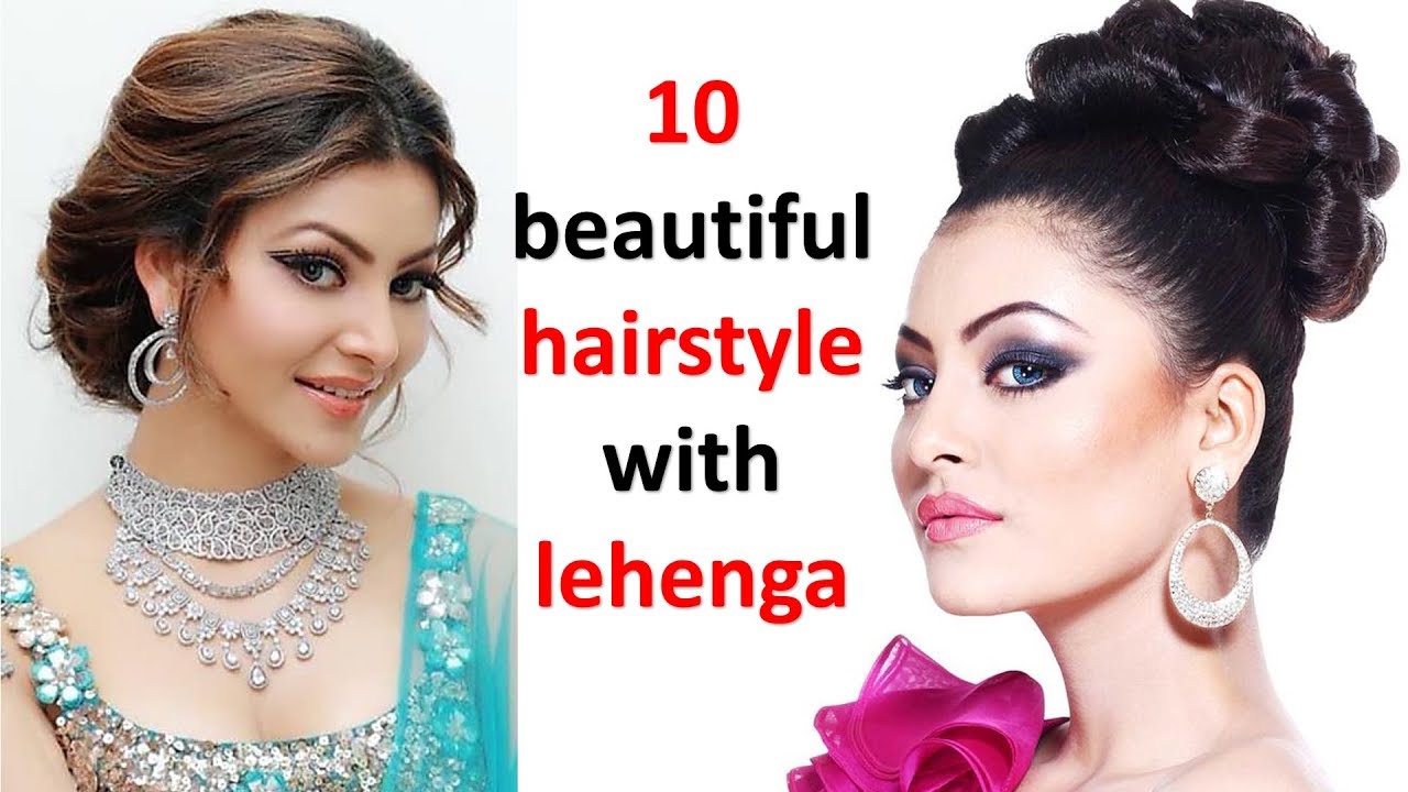 10 Different Hairstyles With Lehenga Party Hairstyles Juda Hairstyle Wedding Hairstyle