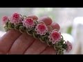 Rainbow Loom™  Ruffles and Roses Bracelet Tutorial