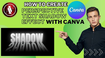 Canva Tutorial: Perspective Text Shadow Effect