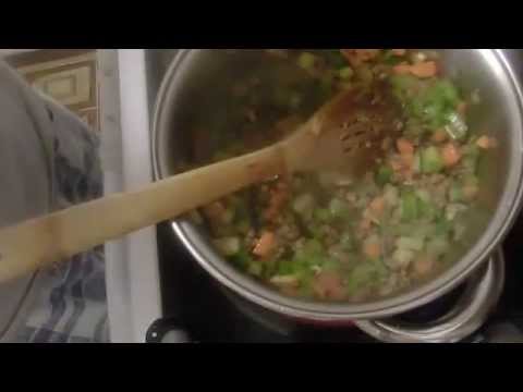 Brown Rice minced Meat Paella by Create Cooking's Channel