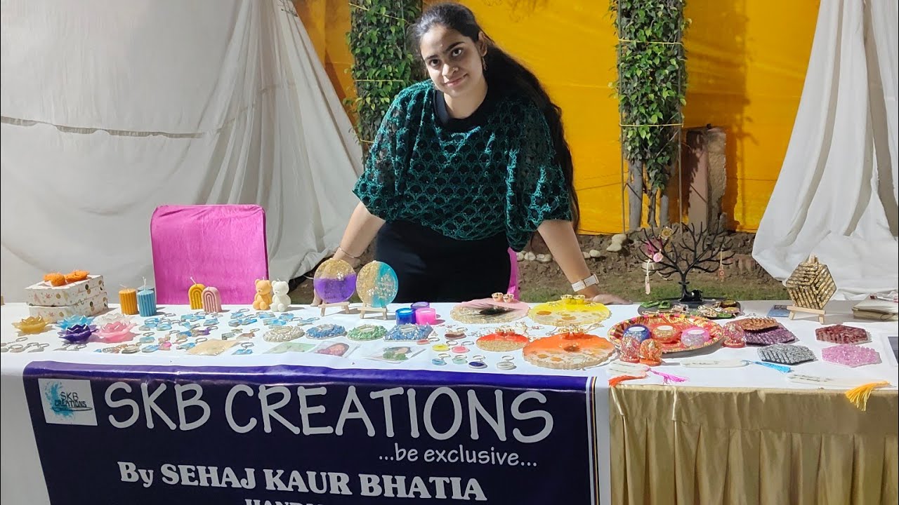 My Live Art Stall in Delhi! ❤️