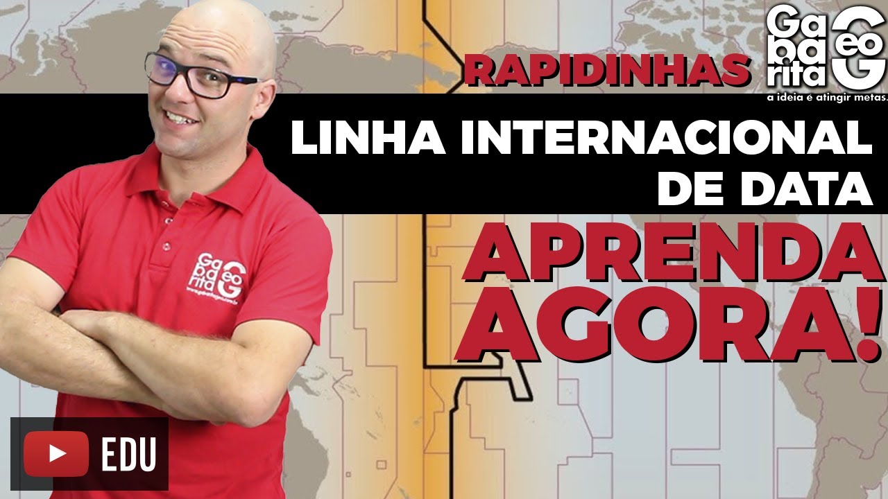 O QUE É A LINHA INTERNACIONAL DE DATA? LID Geografia | Rapidinhas #040