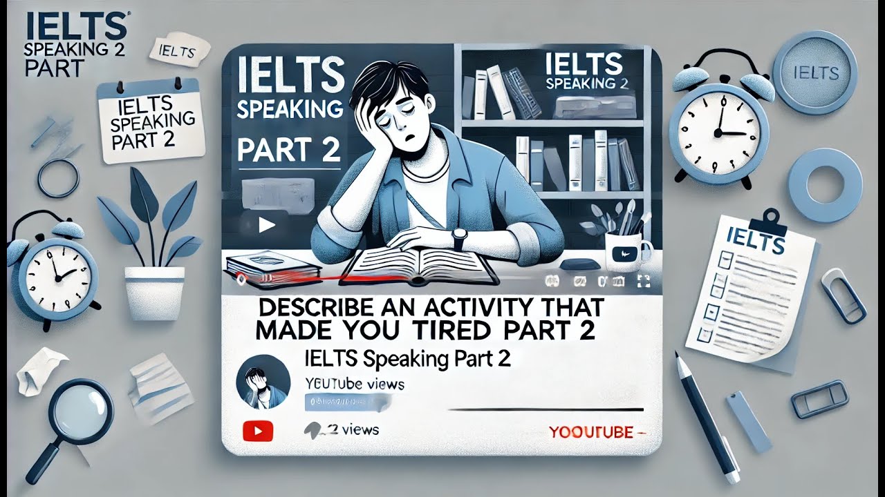 Describe an Activity That Made You for Tired IELTS Part 2 # ...