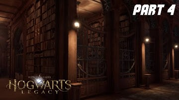 HOGWARTS LEGACY PS5 Walkthrough Gameplay Part 4 - THE RESTRICTED SECTION (FULL GAME)