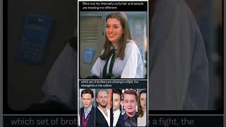 Blow-dry the curls once and suddenly life becomes a debate about celebrity brothers #beautiful #yt