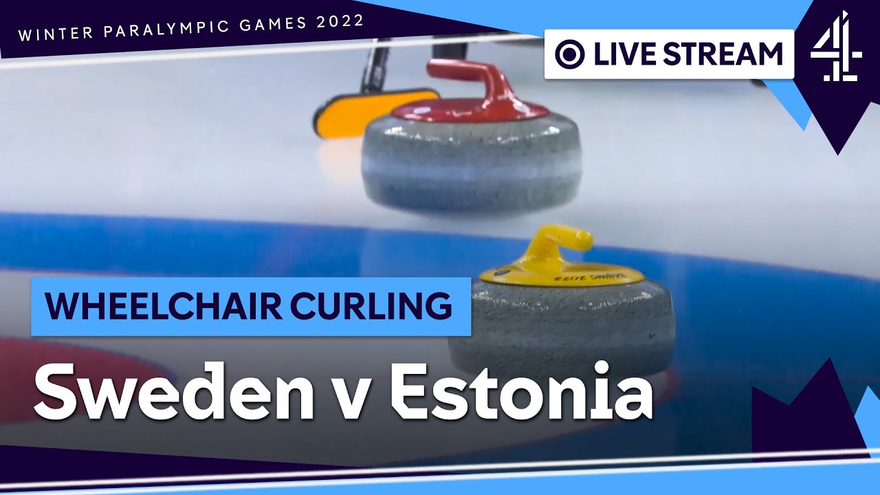 Live Wheelchair Curling Sweden v Estonia 2022 Beijing Paralympic