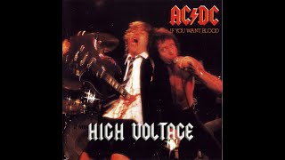 ACDC - HIGH VOLTAGE (LIVE) Guitar Backing Track with Original Vocals