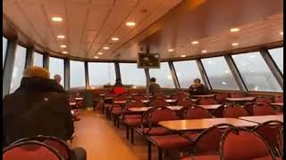 Terrifying Moment Water Crashes Through The Front Windows Of A Ferry