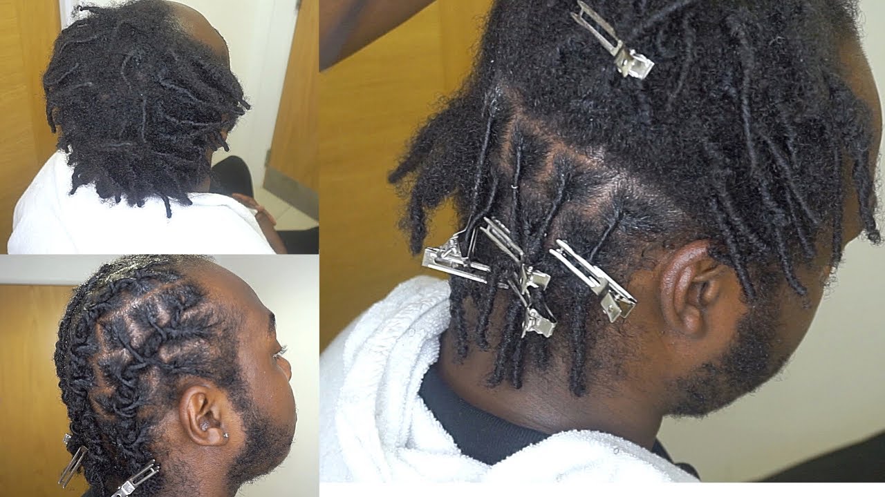 Dreadlock Comb Twist Journey  HIS FIRST RETWIST AND STYLE 