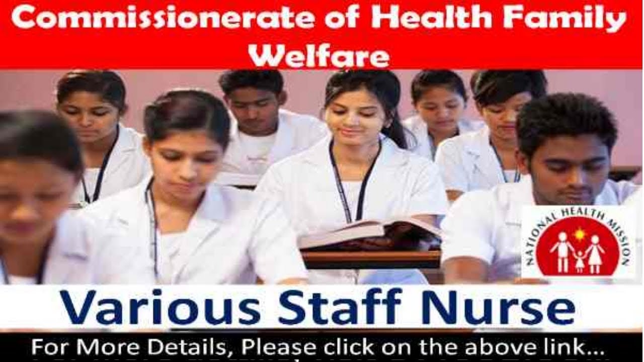 CFW Recruitment – Staff Nurse Posts - FreejobAlert -  Govt Jobs - Apply Now !