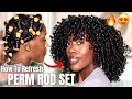 HOW TO: QUICK & EASY PERM ROD SET REFRESH | SKIP WASH DAY SIS! | Perm Rod 101 Ep 5