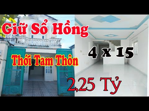 Video Bán Nhà Hóc Môn Thới Tam Thôn Giữ Sổ Hồng Chính 2,25... - youtube
