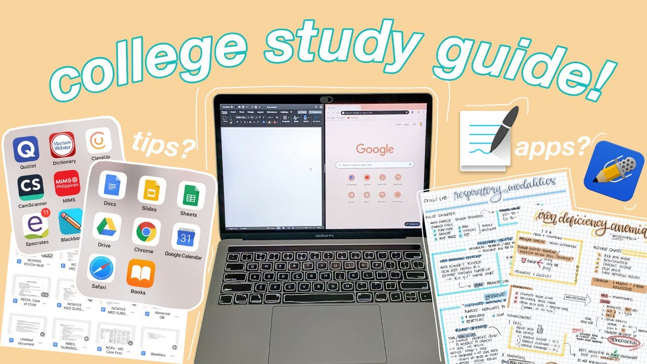 HOW I STUDY IN COLLEGE: what I use, how I take notes, and tips! | Philippines