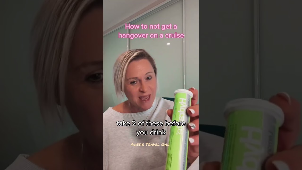 Never get a hangover on a cruise again with this tip. 
