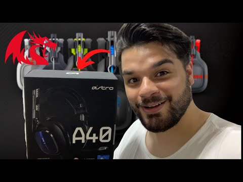 SAI DO REDRAGON ZEUS E FUI DIRETO PARA O ASTRO A40TR! - UNBOXING, TESTE, e OPINIÃO