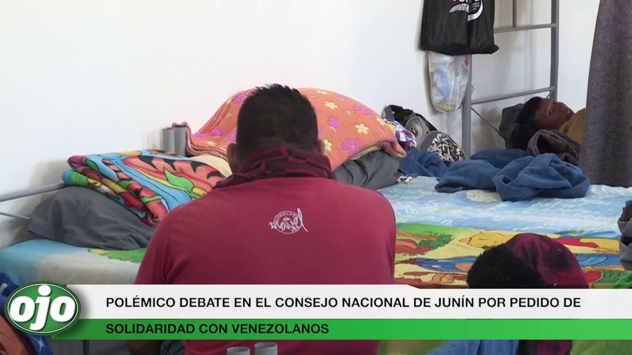 POLÉMICO DEBATE EN EL CONSEJO NACIONAL DE JUNÍN POR PEDIDO DE SOLIDARIDAD CON VENEZOLANOS noticias de el salvador