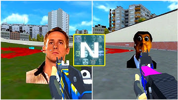 Nextbots Sandbox in Backrooms Shooter Gameplay 228 ,Sandbox Android Games  ios Walkthrough Simulator