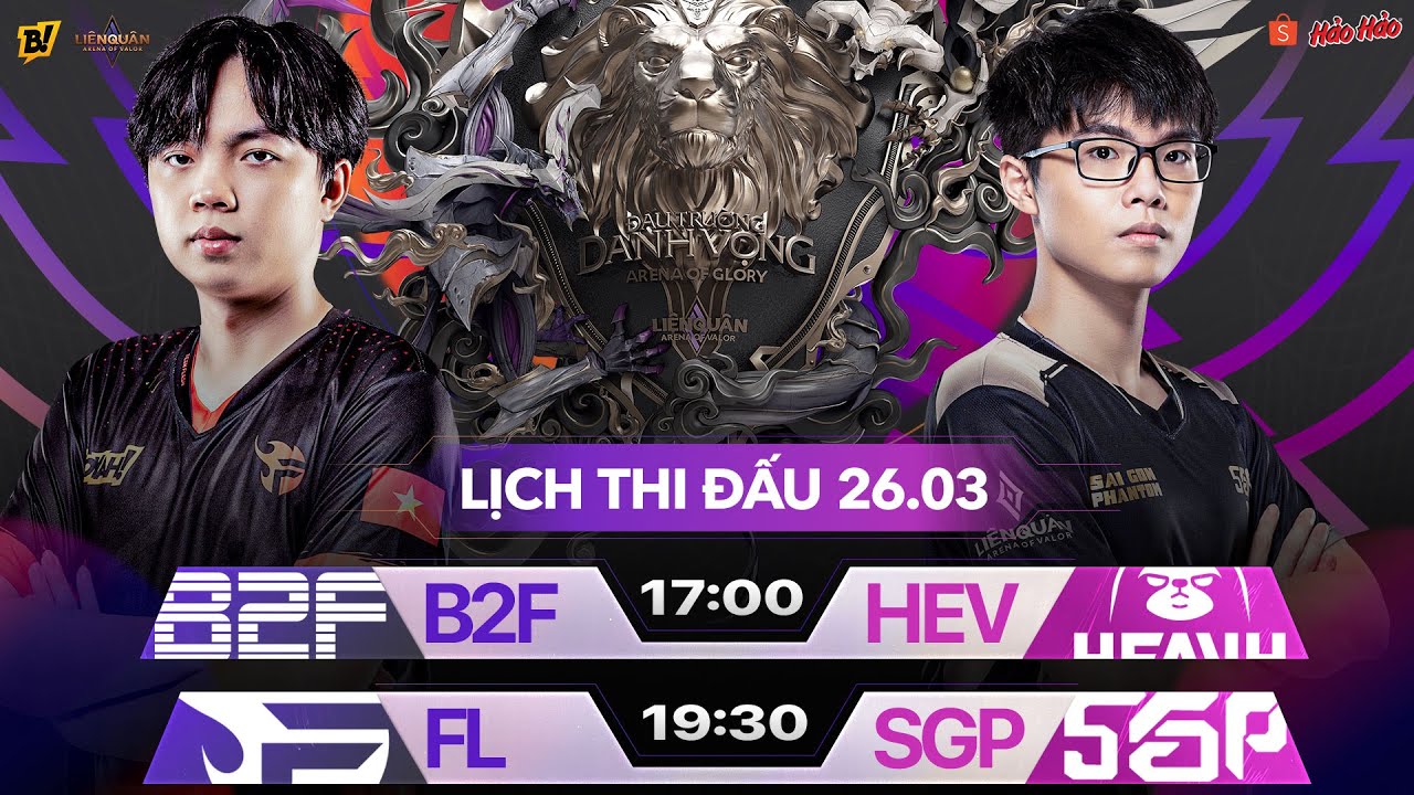 TRỰC TIẾP: HEAVY vs B2F GAMING | ĐTDV MÙA XUÂN 2022 VÒNG 10 NGÀY 1 – 26/03