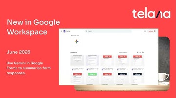 Use Gemini in Google Forms to summarise form responses
