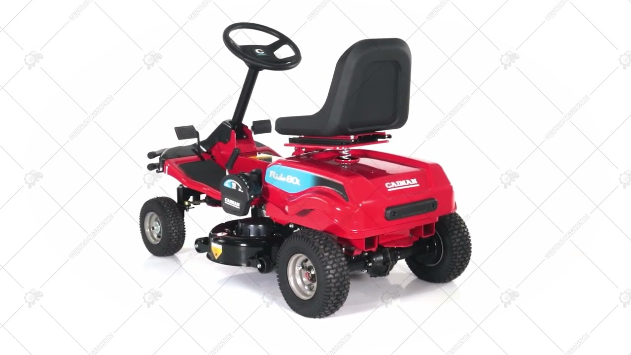 Садовый минирайдер Caiman Rido 80i аккумуляторный 3D обзор.
