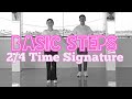 BASIC DANCE STEPS IN 2/4 TIME SIGNATURE