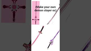 Make your own demon slayer oc(took 6 Day's)