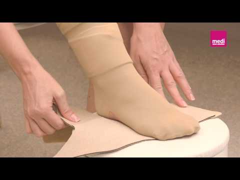 circaid reduction kit foot wrap patient donning 