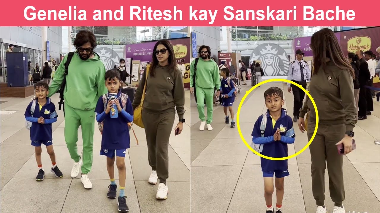 Aaradhya Bachchan greets paparazzi with 'namaste' on returning from Cannes,  smiles at airport