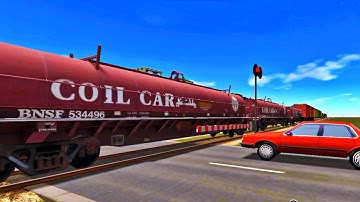 HIGH SPEED CROSSING NEAR CENTRAL | TRAIN AND RAILYARD SIMULATOR