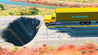 Giant Pit Vs Cars Beamng.drive Beamng Valerito