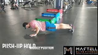 Push up Hold   Middle Position