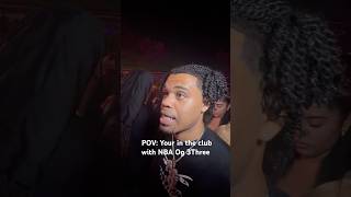 IN THE CLUB WITH NBA YOUNGBOY BROTHER NBA OG 3THREE IN HOUSTON #fyp #viral #trending #fypシ゚viral