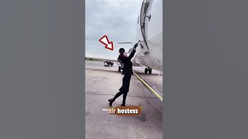 She Tried to Open the Plane Door… What Happened Next SHOCKED Everyone! 😱 #shorts