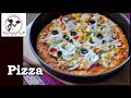 Pan pizza           without oven without yeast pizza recipe