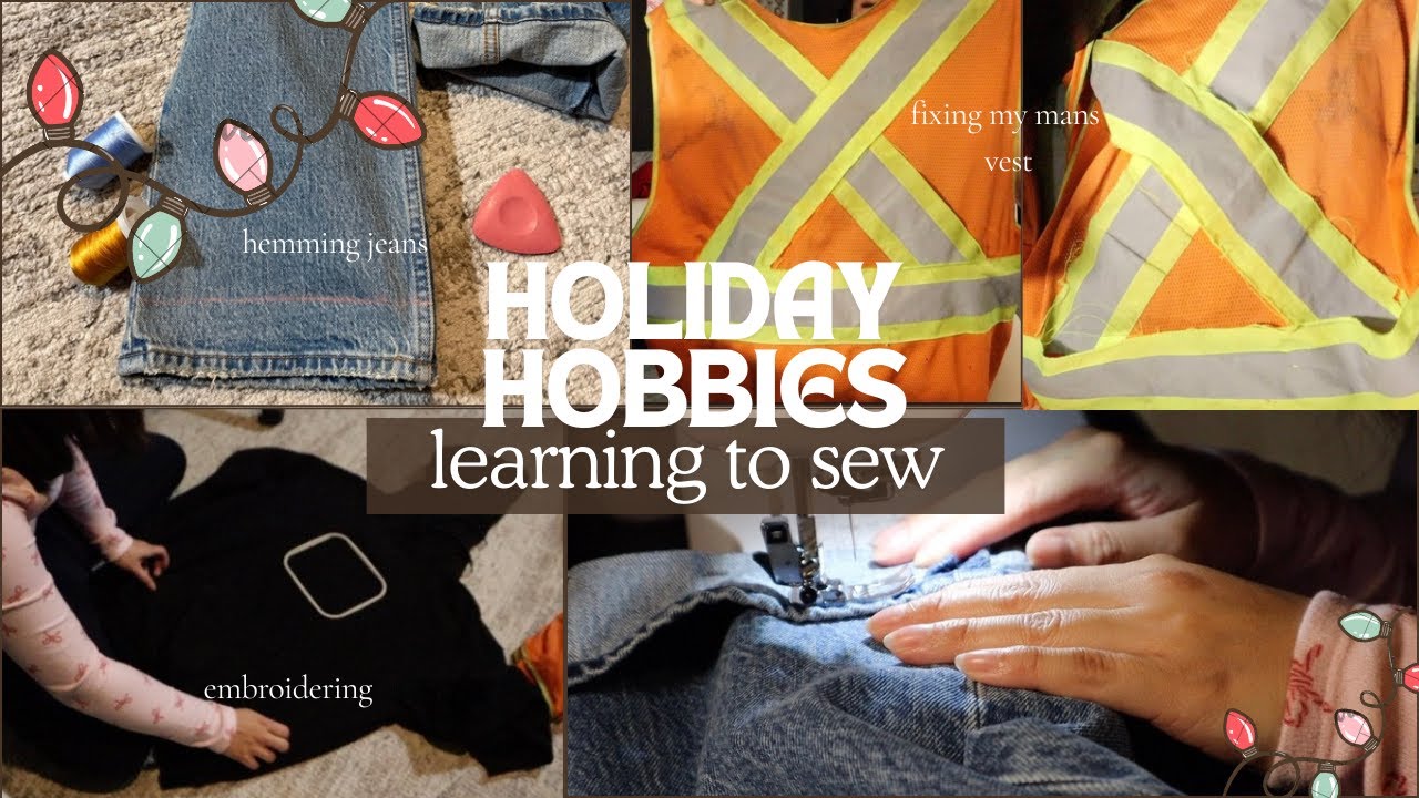Holiday hobbies ❄️✨Ep 3: SEWING (it was hard)