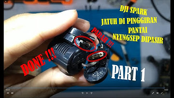 FIXED DJI Spark Jatuh di Pasir Pantai (Gimbal Overload) Part 1