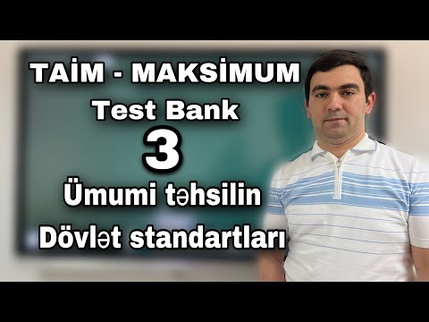 Kurikulum Test Bank(2023)-3. Ümumi təhsilin Dövlət standartları. Coşqun Namazov (051-580-94-28)
