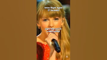 signs that you’re a fake swiftie