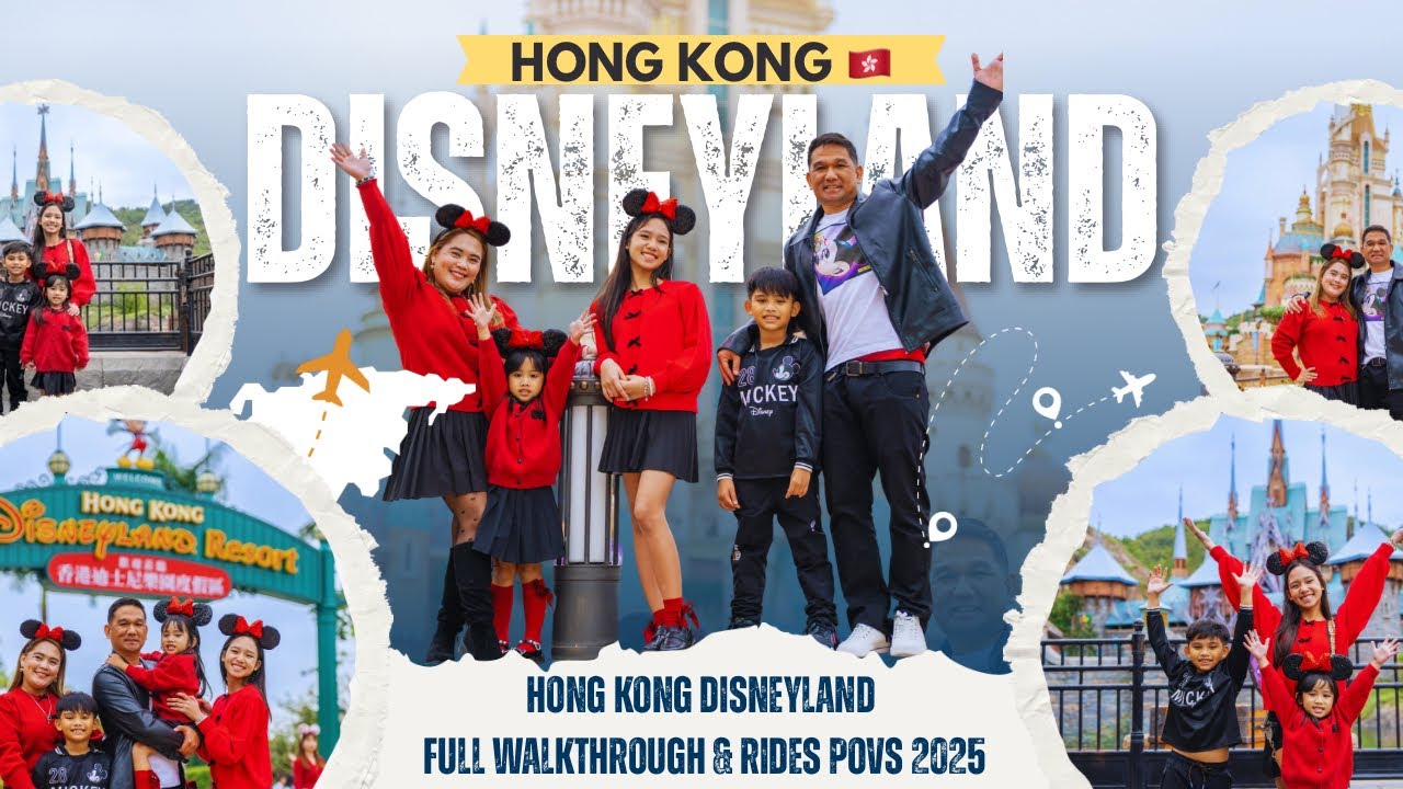 Hong Kong Disneyland Full Walkthrough & Rides POVs 2025 [4K]