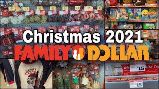Family Dollar Walk Through Christmas Decor and More!!
